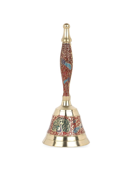 Campana de Mano de Latón Hashcart 17 cm - Decorativa y Multiusos