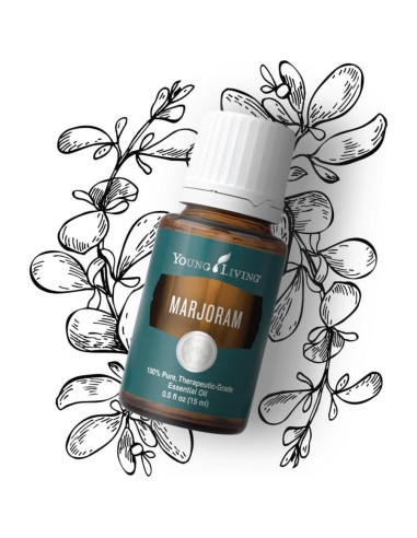 Aceite Esencial de Mejorana Young Living 15ml - Relajación y Soporte Muscular
