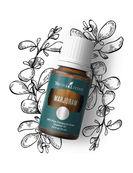 Aceite Esencial de Mejorana Young Living 15ml - Relajación y Soporte Muscular