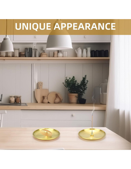 Soporte de Incienso 4 en 1 Baderke - 12 Piezas Latón 1.27 kg