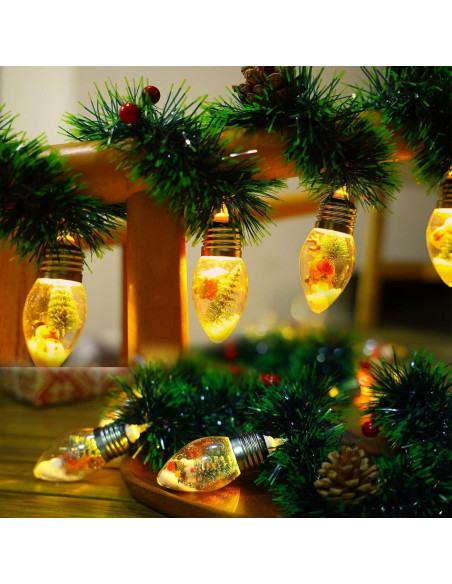 Guirnalda de Navidad LED 2.5m YANP-US con 12 Bombillas