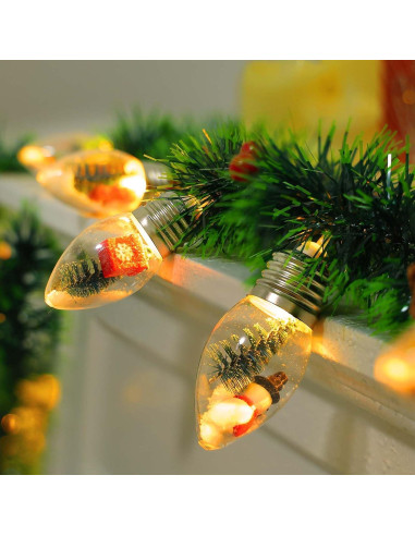 Guirnalda de Navidad LED 2.5m YANP-US con 12 Bombillas