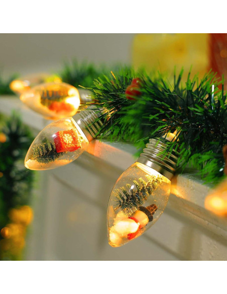 Guirnalda de Navidad LED 2.5m YANP-US con 12 Bombillas