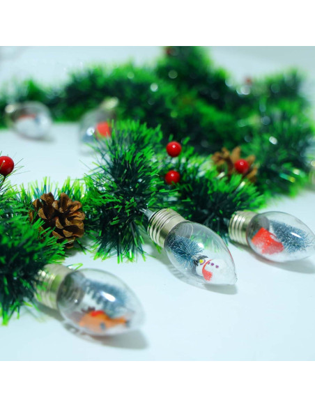 Guirnalda de Navidad LED 2.5m YANP-US con 12 Bombillas