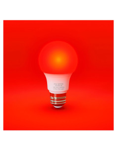 Bombilla Roja 7W Luz Natural E26 para Sueño y Relajación