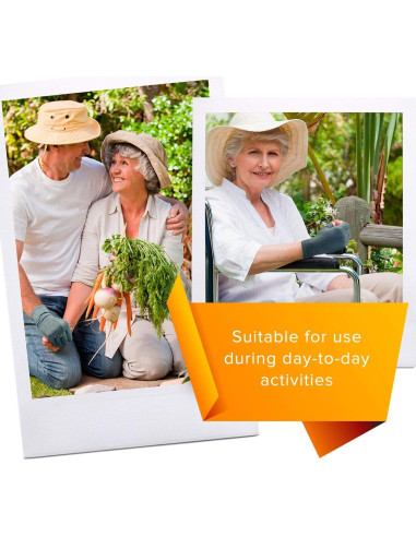 Guantes de Compresión DRNAIETY para Artritis Sin Dedos M Gris