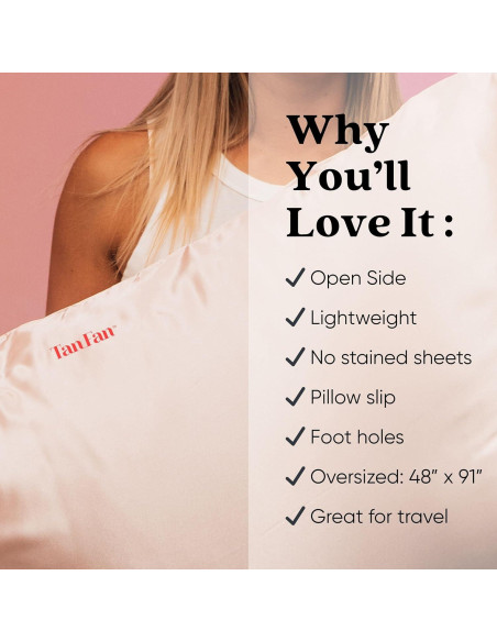 Saco de Sueño Tan Fan Auto Bronceador 231x122 cm + Polvo Secante