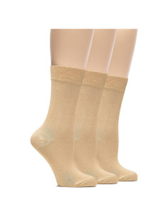 Calcetines de Vestir para Mujeres Hugh Ugoli - Rayón Bambú 3 Pares