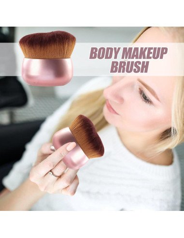 Brocha Bronceadora Corporal Genérico 7.5cm - Aplicador Portátil