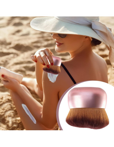 Brocha Bronceadora Corporal Genérico 7.5cm - Aplicador Portátil