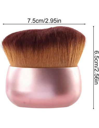 Brocha Bronceadora Corporal Genérico 7.5cm - Aplicador Portátil