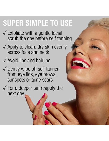 Suero Bronceador Facial Orgánico con Ácido Hialurónico 120ml