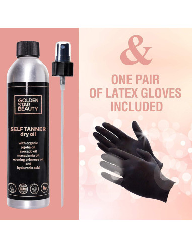 Suero Bronceador Facial Orgánico con Ácido Hialurónico 120ml