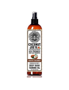 Aceite Bronceador Oscuro de Coco Coconut Joe's 236ml