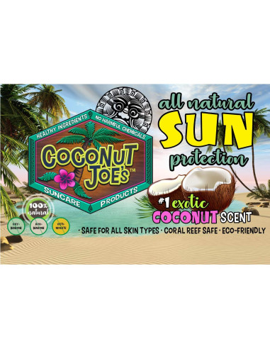 Aceite Bronceador Oscuro de Coco Coconut Joe's 236ml