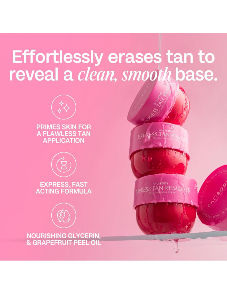 Removedor de Bronceado Bali Body + Mitón Exfoliante Vegano