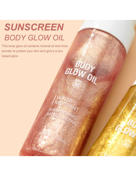 Aceite Brillante Corporal Lezero con SPF 30 - 86 g