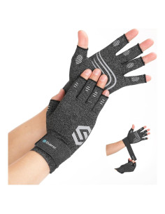 Guantes de Compresión Duerer para Artritis - Gris, Pequeño