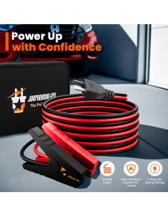 Cable de Carga de Batería Journeyman-Pro T 12FT 15A 12VDC 2