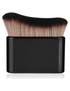 Brocha de Autotanning Divina Vitae Negra 9x7 cm para Maquillaje