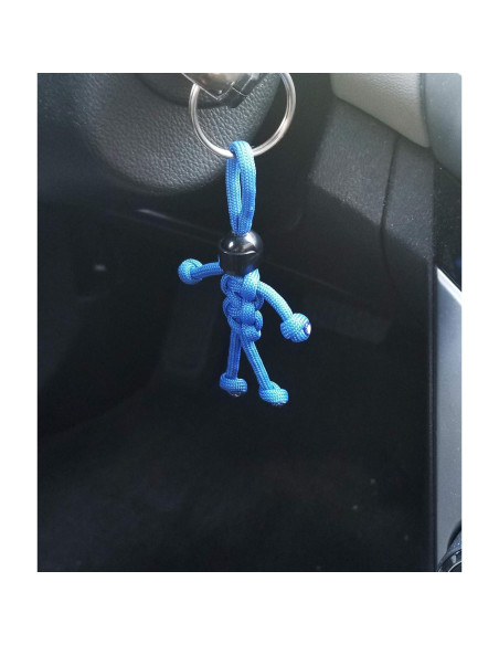 Llavero MotoBuddy Azul para Motocicletas y Autos