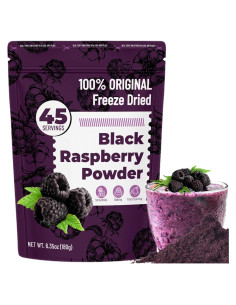 Polvo de Frambuesa Negra 180g - 100% Natural y Vegano