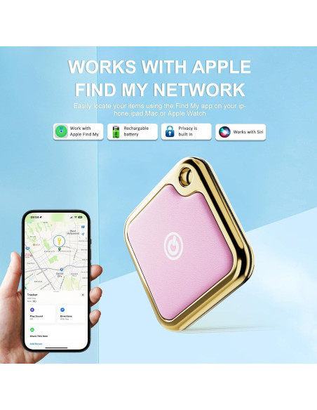 Rastreador GPS SMARTLB Rosa para Mascotas y Objetos - iOS