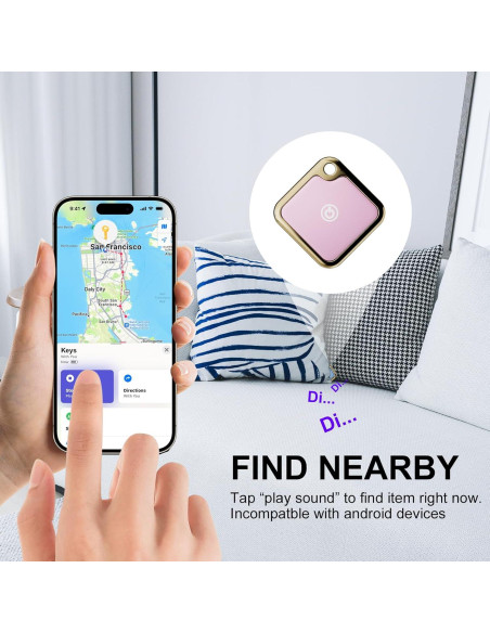 Rastreador GPS SMARTLB Rosa para Mascotas y Objetos - iOS