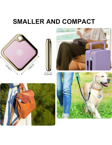 Rastreador GPS SMARTLB Rosa para Mascotas y Objetos - iOS