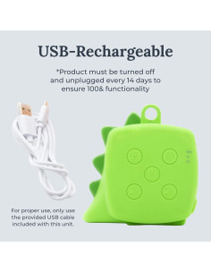 Yogasleep Pocket Baby Soother Dinosaurio - Ruido Blanco 6 Sonidos 2