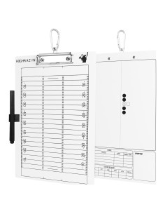 Pizarra de Entrenador de Fútbol HIGHRAZON Doble Cara 35.5x22.8cm
