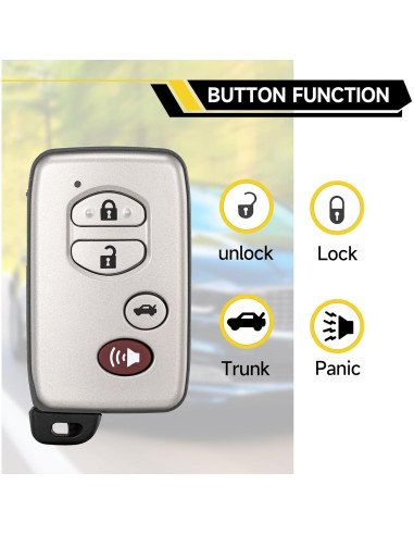 Llavero Reemplazo Toyota Camry/Avalon 2007-2010 HYQ14AAB