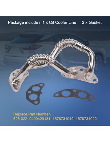 Ensamblaje Manguera Enfriador Aceite DICMIC Compatible Lexus Toyota