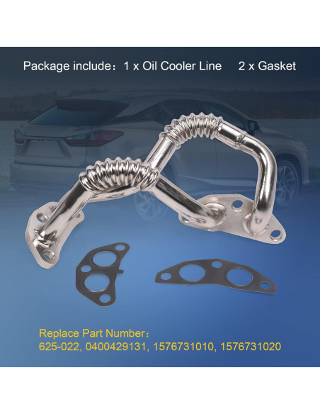 Ensamblaje Manguera Enfriador Aceite DICMIC Compatible Lexus Toyota