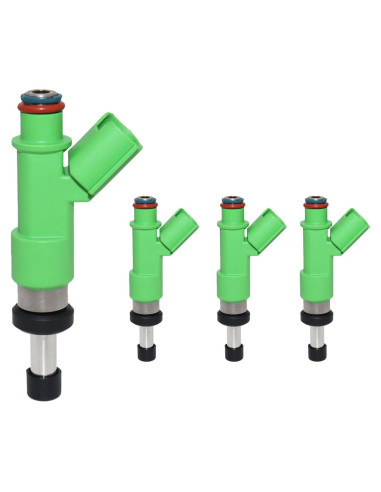 Juego de 4 Inyectores de Combustible OSKYUO 23250-0C020 para Toyota