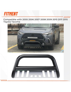 Bull Bar ECOTRIC 2005-2015 Toyota Tacoma Acero Inoxidable 2