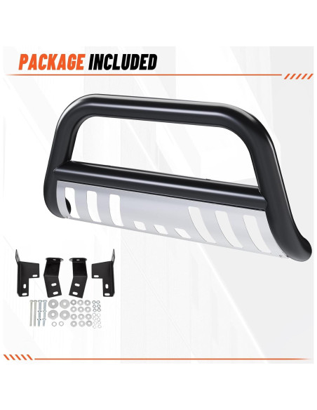 Bull Bar ECOTRIC 2005-2015 Toyota Tacoma Acero Inoxidable