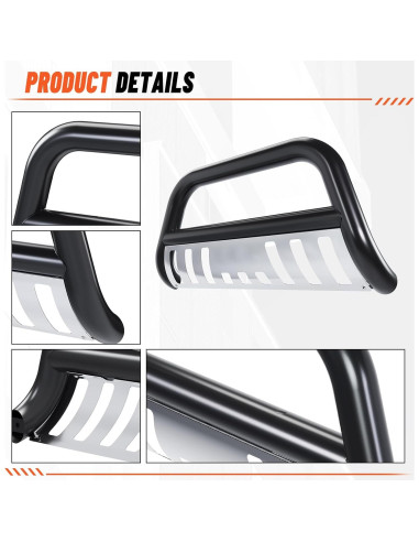 Bull Bar ECOTRIC 2005-2015 Toyota Tacoma Acero Inoxidable