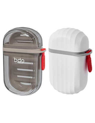 Estuches de Jabón Portátil FQDGTFA - 2 Piezas, a Prueba de Fugas