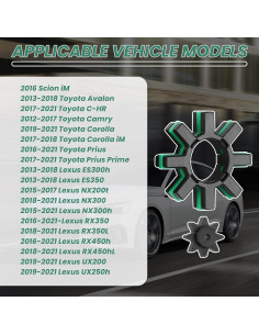 Kit de Bujes de Acoplamiento de Dirección Asistida TNJPSEK 5 Piezas 2