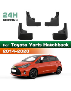 Guardabarros MIDOON para Toyota Yaris 2014-2020 - 4 Piezas 2