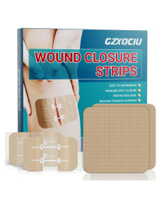 Tiras de Cierre de Heridas GZXOCIU - Kit de Primeros Auxilios