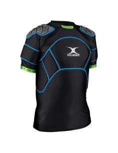 Armadura Corporal XP-500 Gilbert para Rugby - Negro - Pequeño