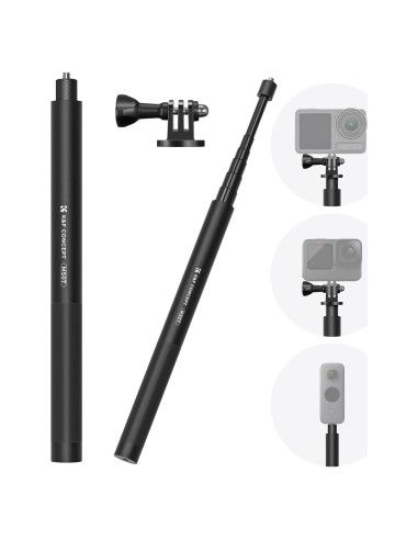 K&F Concept Palo de Selfie Invisible 153cm para GoPro y DJI
