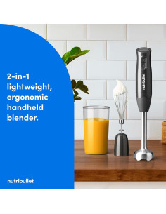Batidora de Inmersión NutriBullet Lite 300W Gris Oscuro 2