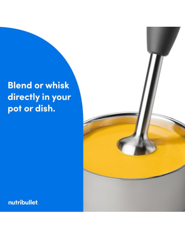 Batidora de Inmersión NutriBullet Lite 300W Gris Oscuro