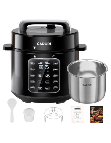 Olla de Presión Eléctrica Carori 6L con Pantalla Táctil 1000W