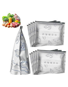 30 Bolsas de Almacenamiento Reutilizables Nuckhuce 26x29 cm