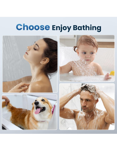 Cabezal de Ducha Filtrado JOMST SP04 - Alta Presión, 3 Modos