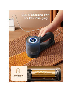 Afeitadora de tela eléctrica FEELNEEDY JR-CY609 6 cuchillas LED 2